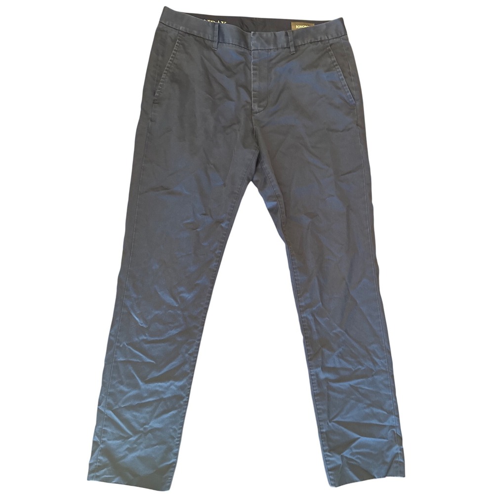 Bonobos men's pants 33x34 blue Monday weekday warrior 100%‎ cotton